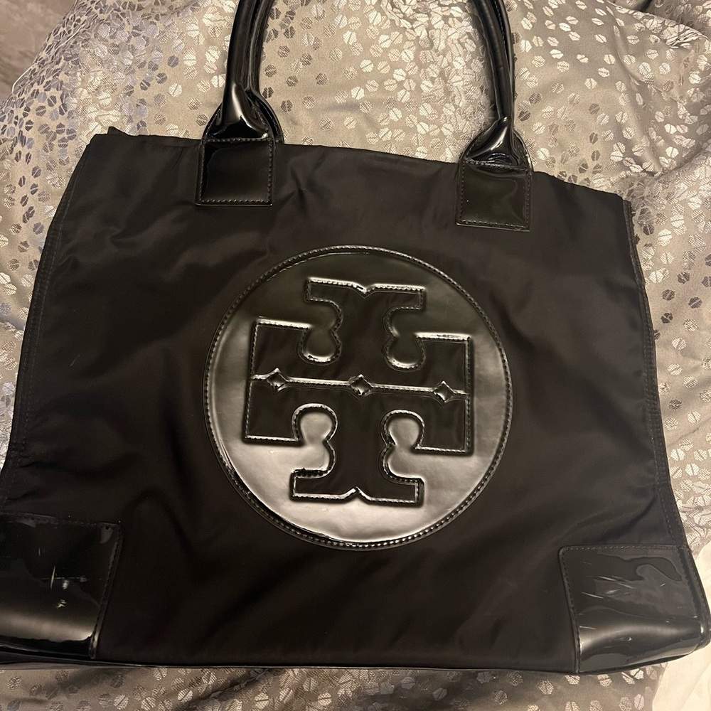 Black Tory Burch Ella Tote